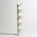Bibliothèque arbre aux lignes épurées, coloris blanc
